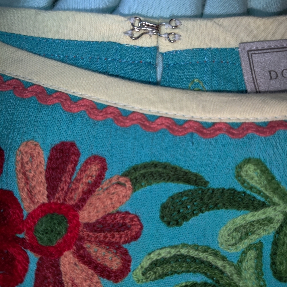 NWT Double D Ranch Embroidered Floral Western Top - Picture 12 of 16